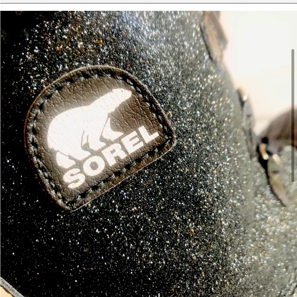 SOREL 'Tivoli' Waterproof black sparkle Boot - Size 6 Excellent Condition - Picture 5 of 8
